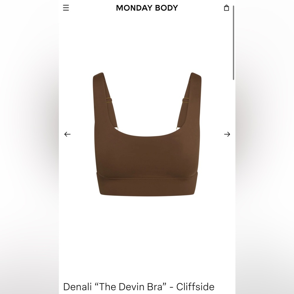 Monday Body Devin Bra in Cliffside NWT